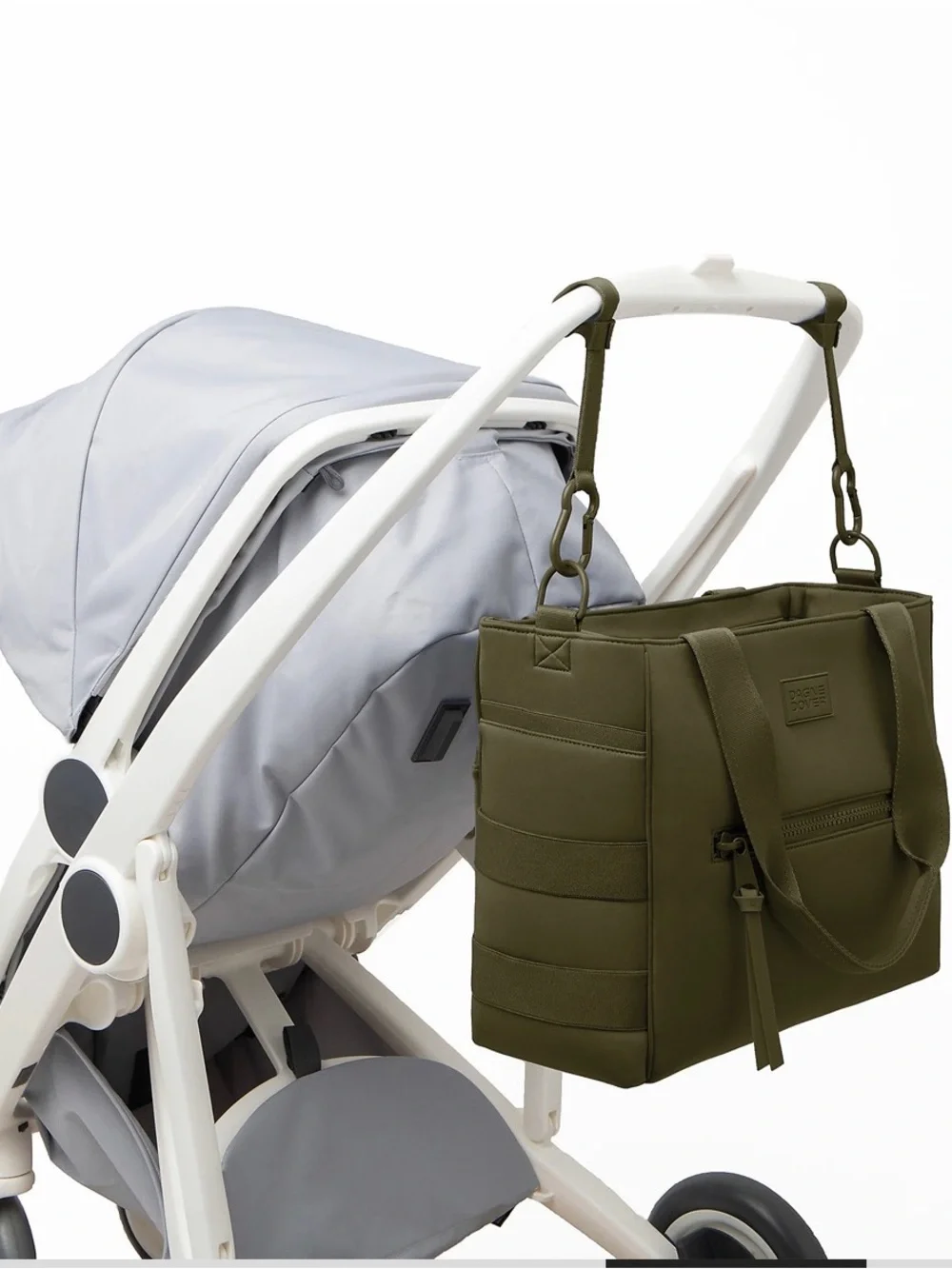Dagne Dover Olive Zip-Front Tote
